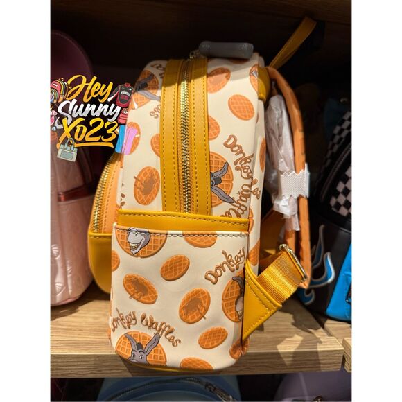 Loungefly Dreamworks Shrek Donkey Waffle Mini Backpack main image 4